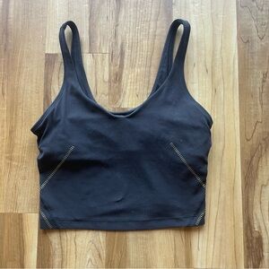 Lululemon Align Tank black/gold size 6